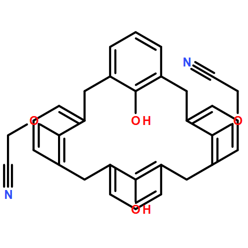 Acetonitrile, 2,2'-[[26,28-dihydroxypentacyclo[19.3.1.13,7.19,13.115,19]octacosa-1(25),3,5,7(28),9,11,13(27),15,17,19(26),21,23-dodecaene-25,27-diyl]bis(oxy)]bis-