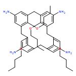 Pentacyclo[19.3.1.13,7.19,13.115,19]octacosa-1(25),3,5,7(28),9,11,13(27),15,17,19(26),21,23-dodecaene-5,11,17,23-tetramine, 25,26,27,28-tetrabutoxy-