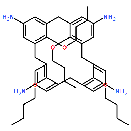 Pentacyclo[19.3.1.13,7.19,13.115,19]octacosa-1(25),3,5,7(28),9,11,13(27),15,17,19(26),21,23-dodecaene-5,11,17,23-tetramine, 25,26,27,28-tetrabutoxy-