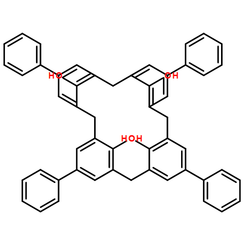 Pentacyclo[19.3.1.13,7.19,13.115,19]octacosa-1(25),3,5,7(28),9,11,13(27),15,17,19(26),21,23-dodecaene-25,26,27,28-tetrol, 5,11,17,23-tetraphenyl-