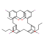 Pentacyclo[19.3.1.13,7.19,13.115,19]octacosa-1(25),3,5,7(28),9,11,13(27),15,17,19(26),21,23-dodecaene, 5,11,17,23-tetraiodo-25,26,27,28-tetrapropoxy-