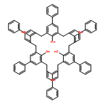 Heptacyclo[31.3.1.13,7.19,13.115,19.121,25.127,31]dotetraconta-1(37),3,5,7(42),9,11,13(41),15,17,19(40),21,23,25(39),27,29,31(38),33,35-octadecaene-37,38,39,40,41,42-hexol, 5,11,17,23,29,35-hexaphenyl-