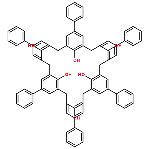 Heptacyclo[31.3.1.13,7.19,13.115,19.121,25.127,31]dotetraconta-1(37),3,5,7(42),9,11,13(41),15,17,19(40),21,23,25(39),27,29,31(38),33,35-octadecaene-37,38,39,40,41,42-hexol, 5,11,17,23,29,35-hexaphenyl-