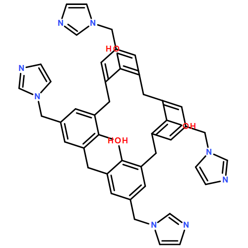 Pentacyclo[19.3.1.13,7.19,13.115,19]octacosa-1(25),3,5,7(28),9,11,13(27),15,17,19(26),21,23-dodecaene-25,26,27,28-tetrol, 5,11,17,23-tetrakis(1H-imidazol-1-ylmethyl)-