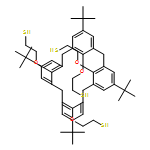 Ethanethiol, 2,2',2'',2'''-[[5,11,17,23-tetrakis(1,1-dimethylethyl)pentacyclo[19.3.1.13,7.19,13.115,19]octacosa-1(25),3,5,7(28),9,11,13(27),15,17,19(26),21,23-dodecaene-25,26,27,28-tetrayl]tetrakis(oxy)]tetrakis-