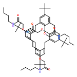 Acetamide, 2,2',2'',2'''-[[5,11,17,23-tetrakis(1,1-dimethylethyl)pentacyclo[19.3.1.13,7.19,13.115,19]octacosa-1(25),3,5,7(28),9,11,13(27),15,17,19(26),21,23-dodecaene-25,26,27,28-tetrayl]tetrakis(oxy)]tetrakis[N-butyl- (9CI)