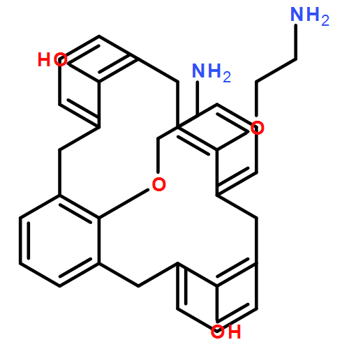 Pentacyclo[19.3.1.13,7.19,13.115,19]octacosa-1(25),3,5,7(28),9,11,13(27),15,17,19(26),21,23-dodecaene-25,27-diol, 26,28-bis(2-aminoethoxy)-