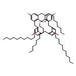 Pentacyclo[19.3.1.13,7.19,13.115,19]octacosa-1(25),3,5,7(28),9,11,13(27),15,17,19(26),21,23-dodecaene, 25,26,27,28-tetrakis(decyloxy)-5,11,17,23-tetraiodo-