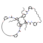 18,29,57,68-Tetraoxa-10,12,35,37,49,51,74,76-octaazaundecacyclo[44.32.1.13,77.15,9.17,40.113,17.130,34.138,42.144,48.152,56.169,73]octaoctaconta-1,3(80),5,7,9(88),13,15,17(87),30,32,34(86),38,40,42(84),44,46,48(83),52,54,56(82),69,71,73(81),77-tetracosaene-11,36,50,75-tetrone, 2,6,41,45-tetrakis(pentyloxy)-