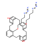 Pentacyclo[19.3.1.13,7.19,13.115,19]octacosa-1(25),3,5,7(28),9,11,13(27),15,17,19(26),21,23-dodecaene-25,27-diol, 26,28-bis(4-azidobutoxy)-