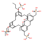 Phosphonic acid, [(25,26,27,28-tetrapropoxypentacyclo[19.3.1.13,7.19,13.115,19]octacosa-1(25),3,5,7(28),9,11,13(27),15,17,19(26),21,23-dodecaene-5,11,17,23-tetrayl)tetrakis(methylene)]tetrakis- (9CI)