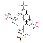 Pentacyclo[19.3.1.13,7.19,13.115,19]octacosa-1(25),3,5,7(28),9,11,13(27),15,17,19(26),21,23-dodecaene-5,11,17,23-tetrasulfonic acid, 25,26,27,28-tetrapropoxy-