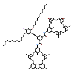 2,6-Pyridinedicarboxamide, 4-[2-[2,5-bis(dodecyloxy)-4-iodophenyl]ethynyl]-N2,N6-bis[31,32,33,34,35-pentahydroxy-11,17,23,29-tetramethylhexacyclo[25.3.1.13,7.19,13.115,19.121,25]pentatriaconta-1(31),3,5,7(35),9,11,13(34),15,17,19(33),21,23,25(32),27,29-pentadecaen-5-yl]-