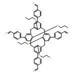 Benzaldehyde, 4,4',4'',4'''-(25,26,27,28-tetrapropoxypentacyclo[19.3.1.13,7.19,13.115,19]octacosa-1(25),3,5,7(28),9,11,13(27),15,17,19(26),21,23-