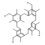 Pentacyclo[19.3.1.13,7.19,13.115,19]octacosa-1(25),3,5,7(28),9,11,13(27),15,17,19(26),21,23-dodecaene, 5,11,17,23-tetrakis(bromomethyl)-4,6,10,12,16,18,22,24,25,26,27,28-dodecamethyl-