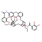 Benzamide, N,N'-(25,26,27,28-tetrapropoxypentacyclo[19.3.1.13,7.19,13.115,19]octacosa-1(25),3,5,7(28),9,11,13(27),15,17,19(26),21,23-dodecaene-5,17-diyl)bis[2,3-dihydroxy-