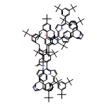 Acetamide, 2,2'-[[5,11,17,23-tetrakis(1,1-dimethylethyl)-26,28-dihydroxypentacyclo[19.3.1.13,7.19,13.115,19]octacosa-1(25),3,5,7(28),9,11,13(27),15,17,19(26),21,23-dodecaene-25,27-diyl]bis(oxy)]bis[N-[4-[10,15,20-tris[3,5-bis(1,1-dimethylethyl)phenyl]-21H,23H-porphin-5-yl]phenyl]-