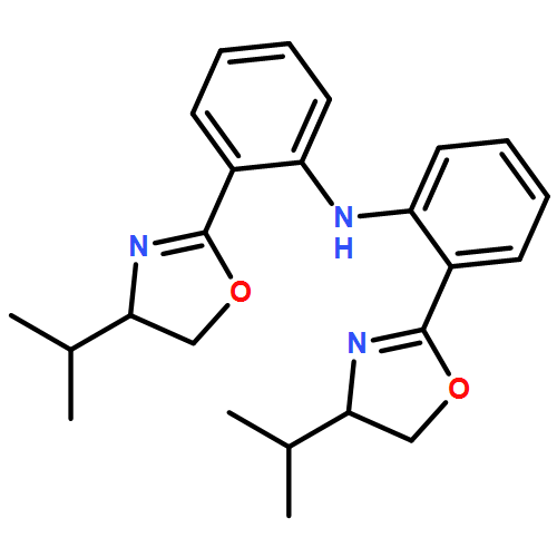 Benzenamine, 2-[(4S)-4,5-dihydro-4-(1-methylethyl)-2-oxazolyl]-N-[2-[(4S)-4,5-dihydro-4-(1-methylethyl)-2-oxazolyl]phenyl]-