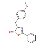 5(4H)-Oxazolone, 4-[(4-methoxyphenyl)methyl]-2-phenyl-