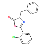 5(4H)-Oxazolone, 2-(2-chlorophenyl)-4-(phenylmethyl)-