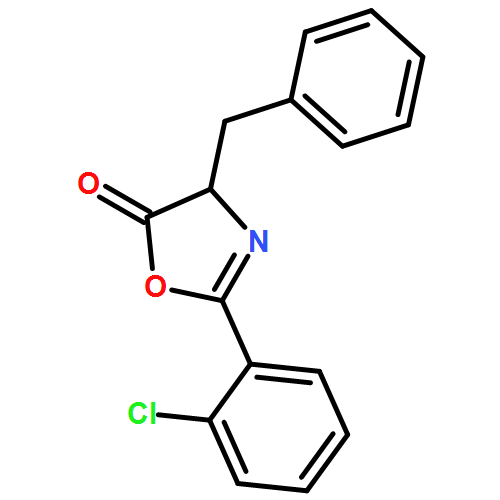 5(4H)-Oxazolone, 2-(2-chlorophenyl)-4-(phenylmethyl)-