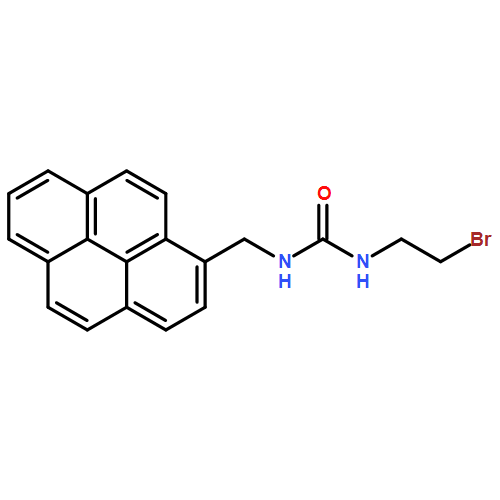 Urea, N-(2-bromoethyl)-N'-(1-pyrenylmethyl)-