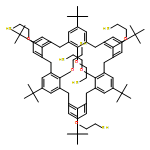 Ethanethiol, 2,2',2'',2''',2'''',2'''''-[[5,11,17,23,29,35-hexakis(1,1-dimethylethyl)heptacyclo[31.3.1.13,7.19,13.115,19.121,25.127,31]dotetraconta-1(37),3,5,7(42),9,11,13(41),15,17,19(40),21,23,25(39),27,29,31(38),33,35-octadecaene-37,38,39,40,41,42-hexayl]hexakis(oxy)]hexakis-