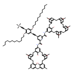 2,6-Pyridinedicarboxamide, 4-[2-[2,5-bis(dodecyloxy)-4-[2-(trimethylsilyl)ethynyl]phenyl]ethynyl]-N2,N6-bis[31,32,33,34,35-pentahydroxy-11,17,23,29-tetramethylhexacyclo[25.3.1.13,7.19,13.115,19.121,25]pentatriaconta-1(31),3,5,7(35),9,11,13(34),15,17,19(33),21,23,25(32),27,29-pentadecaen-5-yl]-