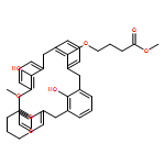 Butanoic acid, 4,4'-[(26,28-dihydroxypentacyclo[19.3.1.13,7.19,13.115,19]octacosa-1(25),3,5,7(28),9,11,13(27),15,17,19(26),21,23-dodecaene-25,27-diyl)bis(oxy)]bis-, 1,1'-dimethyl ester