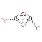 Butanoic acid, 4,4'-[(26,28-dihydroxypentacyclo[19.3.1.13,7.19,13.115,19]octacosa-1(25),3,5,7(28),9,11,13(27),15,17,19(26),21,23-dodecaene-25,27-diyl)bis(oxy)]bis-