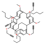 Pentacyclo[19.3.1.13,7.19,13.115,19]octacosa-1(25),3,5,7(28),9,11,13(27),15,17,19(26),21,23-dodecaene, 4,10,16,22-tetramethoxy-2,8,14,20-tetrapentyl-6,12,18,24-tetrakis(2-propyn-1-yloxy)-