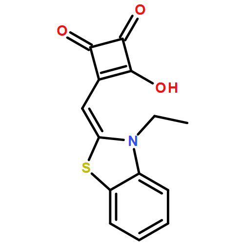 3-Cyclobutene-1,2-dione, 3-[(3-ethyl-2(3H)-benzothiazolylidene)methyl]-4-hydroxy-