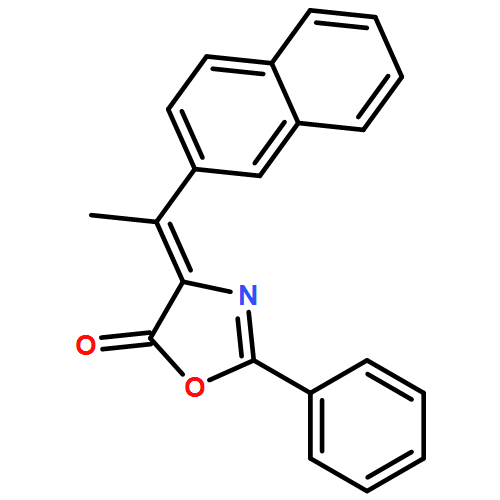 5(4H)-Oxazolone, 4-[1-(2-naphthalenyl)ethylidene]-2-phenyl-, (4Z)-