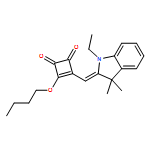 3-Cyclobutene-1,2-dione, 3-butoxy-4-[(1-ethyl-1,3-dihydro-3,3-dimethyl-2H-indol-2-ylidene)methyl]-