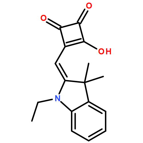 3-Cyclobutene-1,2-dione, 3-[(1-ethyl-1,3-dihydro-3,3-dimethyl-2H-indol-2-ylidene)methyl]-4-hydroxy-