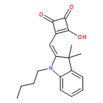 3-Cyclobutene-1,2-dione, 3-[(1-butyl-1,3-dihydro-3,3-dimethyl-2H-indol-2-ylidene)methyl]-4-hydroxy-