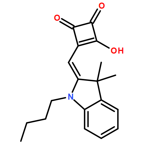 3-Cyclobutene-1,2-dione, 3-[(1-butyl-1,3-dihydro-3,3-dimethyl-2H-indol-2-ylidene)methyl]-4-hydroxy-