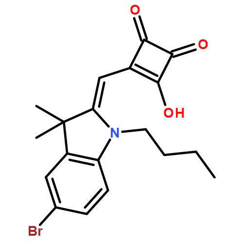 3-Cyclobutene-1,2-dione, 3-[(5-bromo-1-butyl-1,3-dihydro-3,3-dimethyl-2H-indol-2-ylidene)methyl]-4-hydroxy-