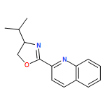 Quinoline, 2-[4,5-dihydro-4-(1-methylethyl)-2-oxazolyl]-