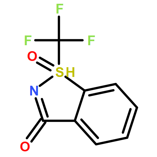 3H-1λ4-1,2-Benzisothiazol-3-one, 1-(trifluoromethyl)-, 1-oxide (9CI)