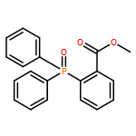 Benzoic acid, 2-(diphenylphosphinyl)-, methyl ester