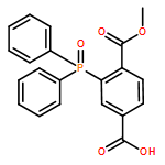 1,4-Benzenedicarboxylic acid, 2-(diphenylphosphinyl)-, 1-methyl ester