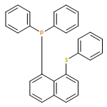 Phosphine, diphenyl[8-(phenylthio)-1-naphthalenyl]-