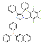 1H-Imidazole, 2-[2-(diphenylphosphino)-1-naphthalenyl]-1-[(2,3,4,5,6-pentafluorophenyl)methyl]-4,5-diphenyl-