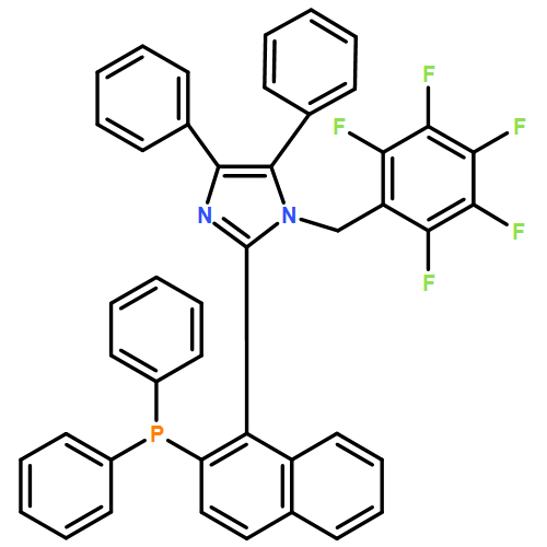 1H-Imidazole, 2-[2-(diphenylphosphino)-1-naphthalenyl]-1-[(2,3,4,5,6-pentafluorophenyl)methyl]-4,5-diphenyl-