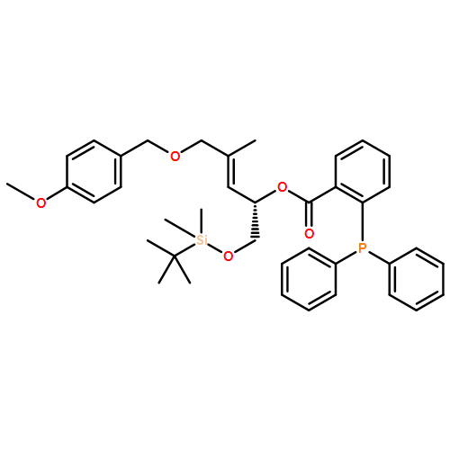 Benzoic acid, 2-(diphenylphosphino)-, (1S,2E)-1-[[[(1,1-dimethylethyl)dimethylsilyl]oxy]methyl]-4-[(4-methoxyphenyl)methoxy]-3-methyl-2-buten-1-yl ester