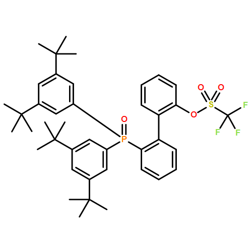 Methanesulfonic acid, 1,1,1-trifluoro-, 2'-[bis[3,5-bis(1,1-dimethylethyl)phenyl]phosphinyl][1,1'-biphenyl]-2-yl ester