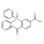 Benzoic acid, 4-(aminocarbonyl)-3-(diphenylphosphinyl)-