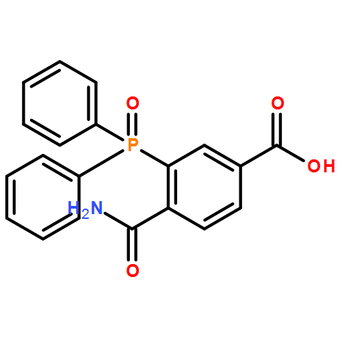 Benzoic acid, 4-(aminocarbonyl)-3-(diphenylphosphinyl)-