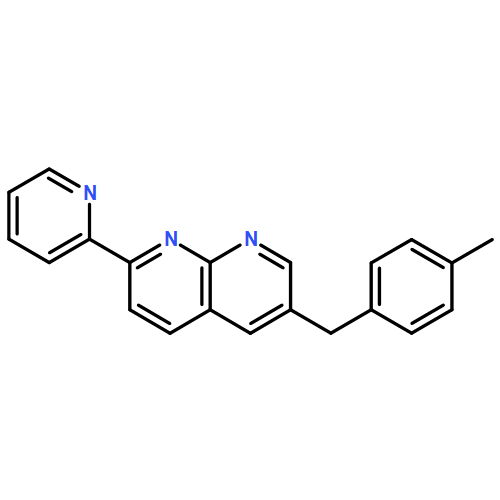 1,8-Naphthyridine, 6-[(4-methylphenyl)methyl]-2-(2-pyridinyl)-